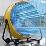Uthfy 30 Inch High Velocity Floor Fan, 14000CFM Heavy Duty Industrial Drum Fa.... Fixed Price $275.57.
