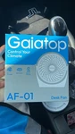 Gaiatop AF-01 Table/desk Fan 360 Rotation Electric, Blue/gray. Fixed Price $18.00.