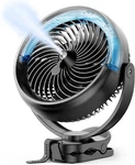 10000MAH Battery Operated Misting Fan With Clip, Portable 8'' For Desk. Fixed Price $83.99.
