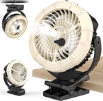 Ausic 3-IN-1 Portable Clip On Fan With Misting & Led Lights Hook, 100ML Baby. Fixed Price $40.61.