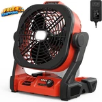Battery Operated Fan For Milwaukee M18 Portable With Ac Adapter. Fixed Price $79.99.