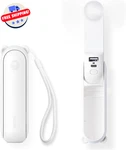Handheld Mini Fan, 3-IN-1 Usb Rechargeable With Power Bank & Flashlight Personal. Fixed Price $34.99.