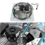 Aluminum High Speed 14 Inch Shutter Exhaust Fan Wall Mounted Greenhouse Garage. Fixed Price $60.69.