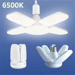 Garage Home Room Foldable Ac 220V 110V Ceiling Panel 28W E27 Fan Blade Led Bulb. Fixed Price $14.15.