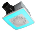 Broan SPK110RGBL Cfm Bath Fan Led Light Bluetooth Speaker. Fixed Price $127.99.