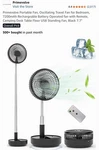 Primevolve Portable Fan Oscillating Trave For Hot Sleeper Outdoor Summer. Fixed Price $19.99.