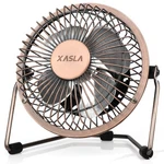 Xasla 4 Inch Small Usb Desk Fan, Mini Quiet With 6.1*3.7*6.1", Bronze. Fixed Price $24.15.