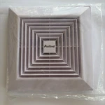 New White Aufind X12" Bathroom Exhaust Fan Cover With Springs. Fixed Price $9.57.