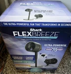 Shark Flexbreeze Indoor/outdoor Fan With Instacool Mist Attachment. Fixed Price $130.00.