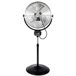 Optimus 20 Inch Industrial Grade Hv Oscillating Stand Fan With Chrome Grill. Fixed Price $170.80.