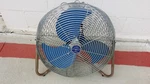 Vintage Patton 20 High Velocity 3 Speed Floor Fan Model U2-1887. Fixed Price $230.00.