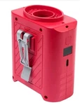 Living Glow Portable Waist Fan, 5-IN-1 Rechargeable With Light Red. Fixed Price $26.99.