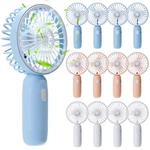 12 Pack Mini Portable Handheld Fan Bulk For Travel 3 Speeds, Rechargeable Usb.... Fixed Price $59.55.