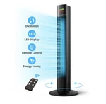 Taotronics Tower Fan, 36" Cooling With Remote Large Led Display 12HOUR Timer. Fixed Price $85.00.