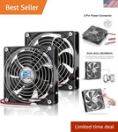 120MM Air Cooling Fans 12V 2-PIN Perfect For Amplifiers And Refrigerators. Fixed Price $35.99.