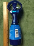 O2 Cool FML0001-BLU Battery Powered Handheld Misting Fan, Blue, 3-BLADE. Fixed Price $30.00.
