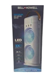 Bell+howell Dual Fan Led 3XMISTING Jets New Open Box. Fixed Price $37.99.