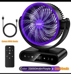 Opolar Battery Operated Desk Fan 3 Speed Portable Rechargeable Quiet Usb Powered. Fixed Price $89.99.