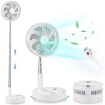 Portable Standing Fan Usb Rechargeable Foldable Floor With Remote Control. Fixed Price $41.99.