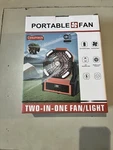 Cosyhack Portable Two-in-one Fan/light, Rechargeable, Usb/battery, 180 Adjusta. Fixed Price $18.00.
