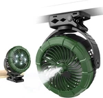 Ausic Misting Magnetic Cruise Fan, Portable Golf Cart Fans With Mist, Max 45H. Fixed Price $52.99.