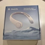 Jisulife FA16-S Neck Fan Rechargeable Quiet Ultra Light White Cooling. Fixed Price $18.69.