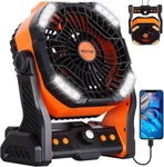 20000MAH Battery Powered Fan Camping Essentials Portable 1, X26A Orange. Fixed Price $55.81.