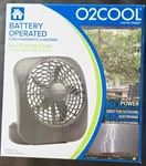 O2 Cool Portable Desk Fan 5-INCH Battery Operated 2D FD05004 Black New. Fixed Price $16.98.