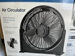 Lasko A20107 20" 3-SPEED Air Circulator Fan, Black. Fixed Price $40.00.