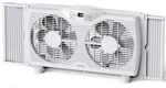 Shinic Twin Window Fan With Remote, 9-INCH Blades Reversible Airflow,. Fixed Price $84.49.
