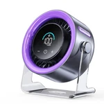 Coolhill Usb Desk Fan For Bedroom: 100 Speeds Digital Small, Black&purple. Fixed Price $28.81.