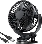 Ventilador Escritorio Recargable Con Clip Usb, 3 Velocidades, Bater 5000. Fixed Price $31.99.