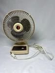 Vintage Galaxy Personal Inch Electric Fan-mod #3146-2 Speed-brown Blades. Fixed Price $23.14.