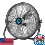 Tornado 12 Inch High Velocity Industrial Floor Fan 3-SPEED Heavy-duty Metal. Fixed Price $68.78.