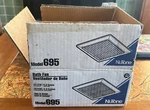 New In Open Box Nutone Bathroom Basic Ventilation Fan 695 70CFM 6.0 Sones. Fixed Price $39.99.