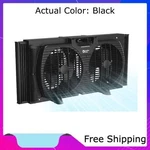 Comfort Zone 9" Twin Window Fan With Quiet Setting, 3-SPEEDS, Auto-locking. Fixed Price $37.99.