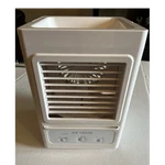 White Portable Evaporative Air Cooler Usb Powered, 3 Speeds, 600ML Tank, L06. Fixed Price $49.99.