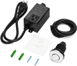 Garbage Disposal Air Switch Kit For Sinktop Waste With Stainless Steel. Fixed Price $32.84.