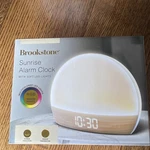 Brookstone Sunrise Alarm Clock Wake-up Light Usb Digital Display Dome Modern. Fixed Price $15.00.