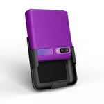Hard Protector Case Cover W/belt Clip Holster For Samsung Galaxy Z Flip F700 Pur. Fixed Price $11.95.