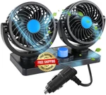 Para Carro De Ventilador Aires Acondicionados Portatil Ventilacion Auto 12V. Fixed Price $26.41.