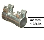 Exhaust Muffler Clamp Dual Clip Fits Audi ,vw, Anything 1 3/4 Pipe Outside 42MM. Fixed Price $22.22.