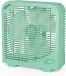 Shinic Box Fan 10 Inch, 2 Speeds, Table Cooling With Strong Airflow, Energy. Fixed Price $34.29.