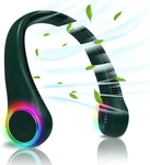 Gulaki Bladeless Portable Neck Fan - Rechargeable Hands Free Usb Personal. Fixed Price $31.02.