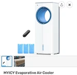 Air Cooler Myicy Model 200Y. Fixed Price $90.00.