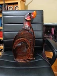 Breeze Decorative Bronze Dog Figurine Metal Electric Fan - 18". Fixed Price $55.00.