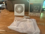 Jisulife FA28 Ultra Thin Desk Fan Usb-c Rechargeable Portable White New. Fixed Price $19.99.