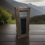 Lifesmart HT1216 1500W Tower Heater - Brown. Fixed Price $30.00.