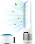 Vevor 40" Oscillating Tower Fan 8H Timer 15.4FT/S High Velocity With Remote. Fixed Price $123.90.