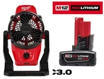 Milwaukee 0820-20 M12 12V Cordless Mounting Fan, W/ Xc 3.0AH Battery. Fixed Price $164.88.